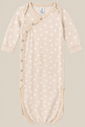Copper Pearl Beige Star Knotted Gown, Newborn