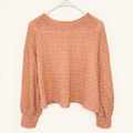 New In Textured Dot Knit Sweater, Small