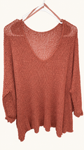 Wishlist Oversized Open-Knit Sweater, Small/Medium