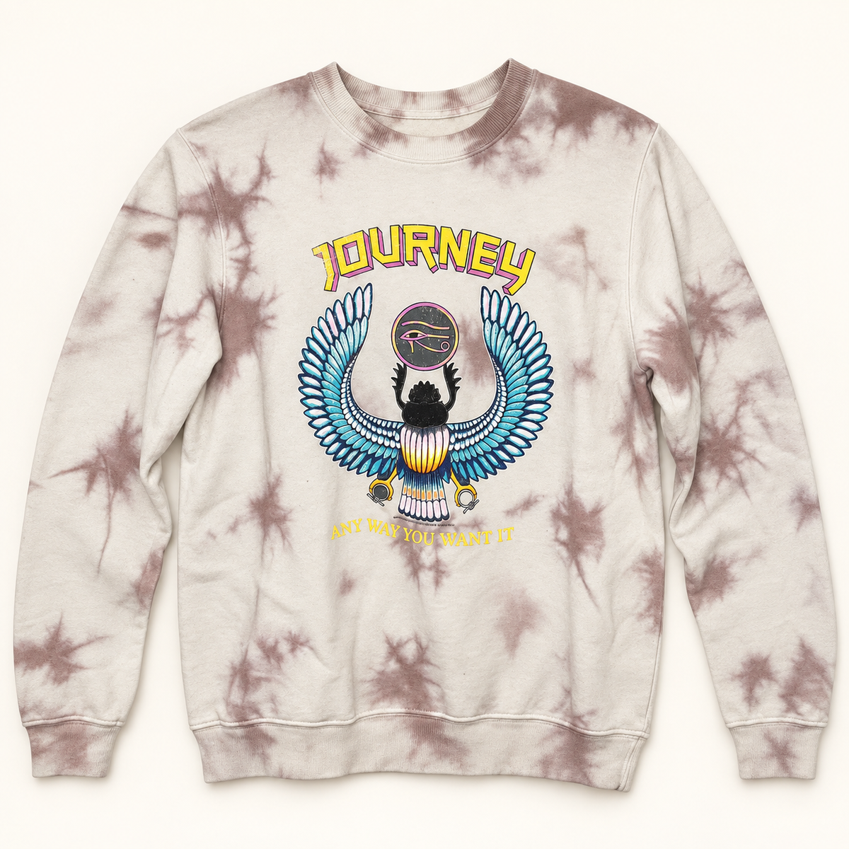 Journey Tie-Dye Graphic Sweatshirt, Small