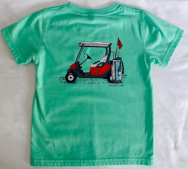 Light Green Properly Tied Short Sleeve, Boys 4