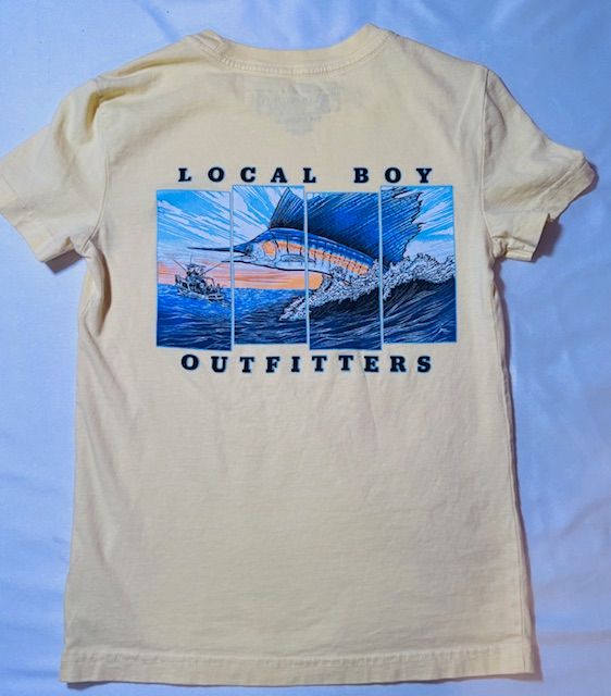 Local Boy Outfitters, Yellow Boys SS Shirt, Youth X-Small (5)