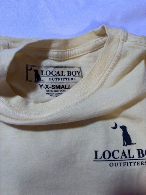 Local Boy Outfitters, Yellow Boys SS Shirt, Youth X-Small (5)