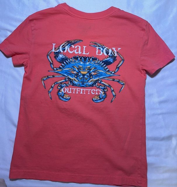 Local Boy Outfitters, Red Boys SS Shirt, Youth X-Small