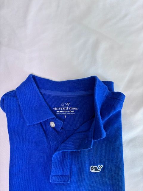 Royal Blue Vineyard Vines Boys Polo, 7