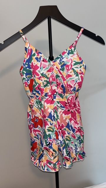 Multi-Color Design Boutique Girls Romper, Girls 6