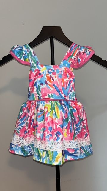 Multi-Color Design Abby & Evie Infant Girl Dress, 18 months