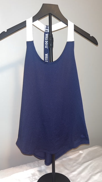 Navy Blue Nike Women's Activewear Tank Top, Adult Medium