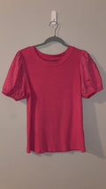 Pink & Pearls Juniors Top, Adult Small