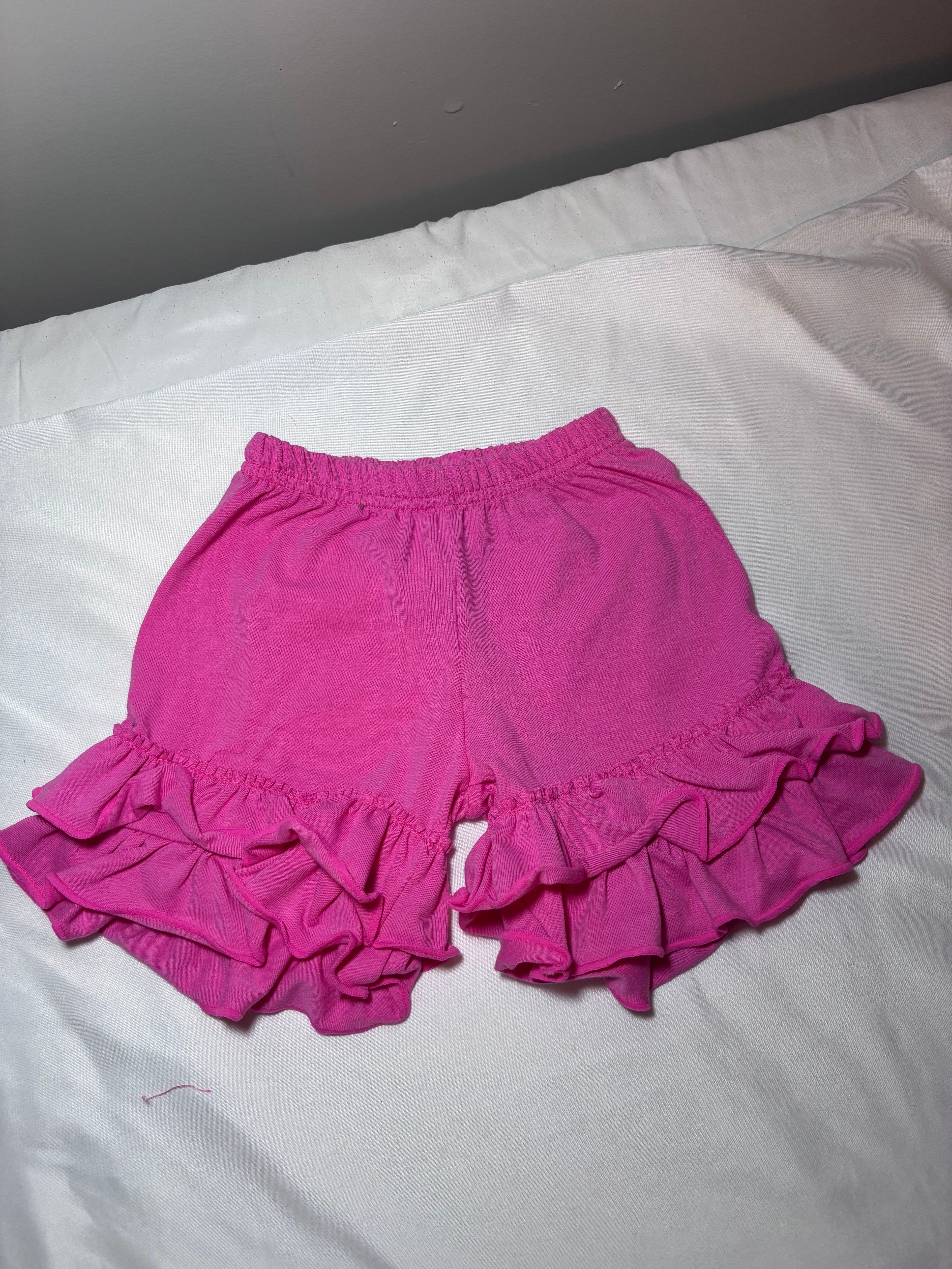 Pink Boutique Ruffle Shorts, 18 months