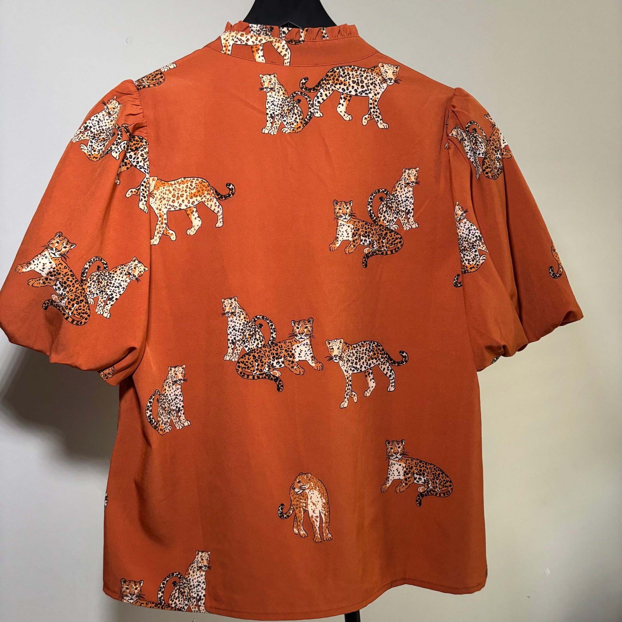 Orange Women's Casual Top, Juniors X-Small