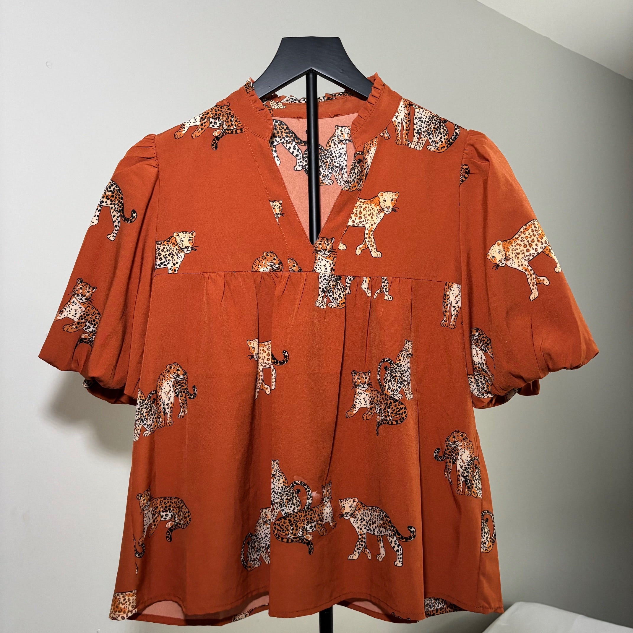 Orange Women's Casual Top, Juniors X-Small