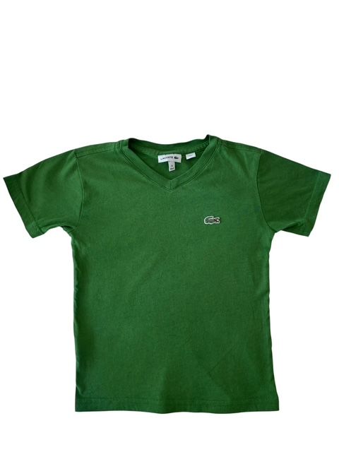 Lacoste Boys V-Neck Short Sleeve, Boys 4