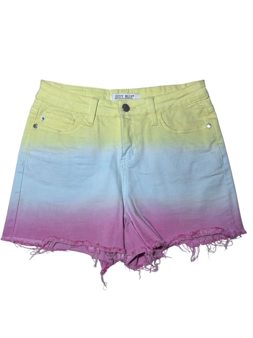 Judy Blue Women's Dip-Dye Ombre Cutoff Shorts, Women's Small