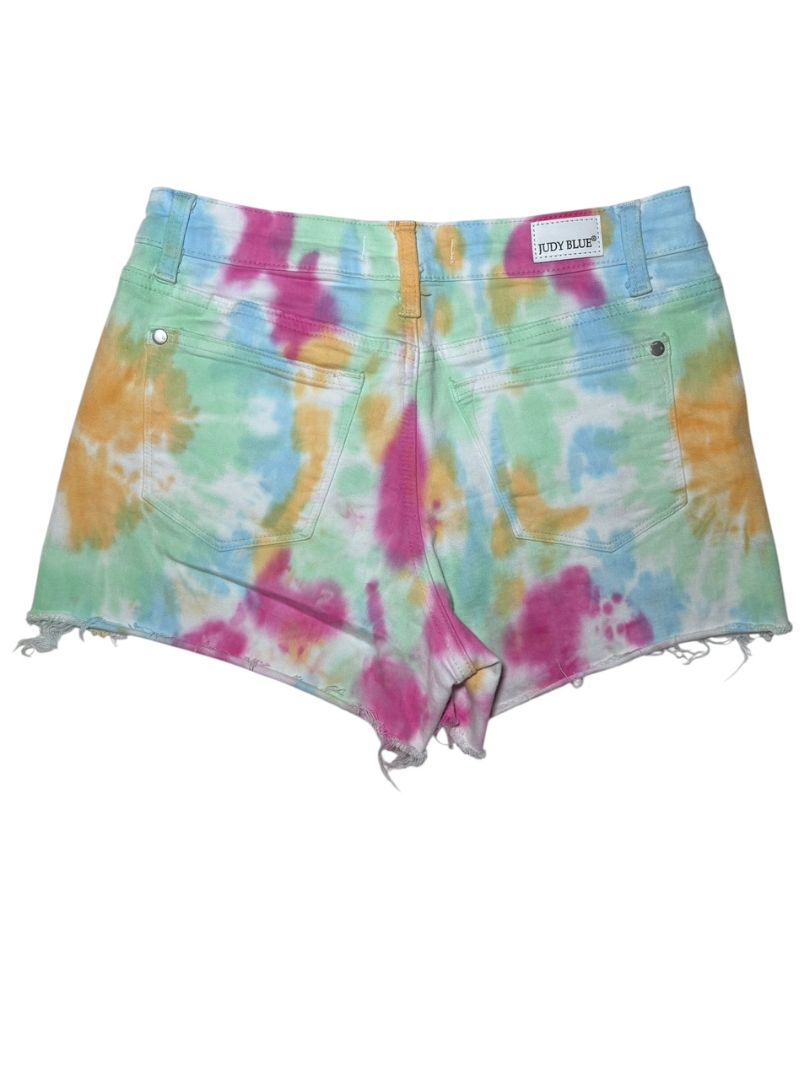 Judy Blue Women's Tie-Dye Cutoff Shorts, Women's Small
