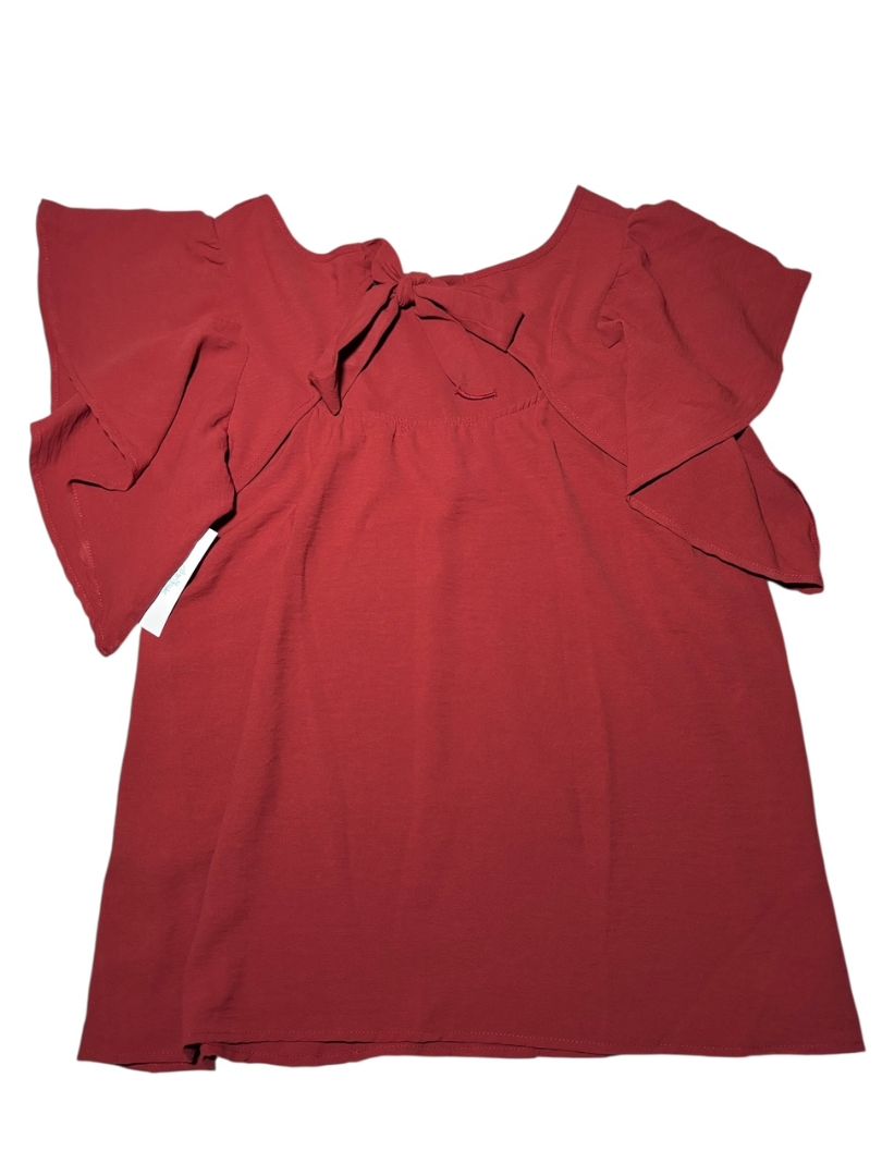 FSL+ Women's Flutter Sleeve Blouse, Women's Medium