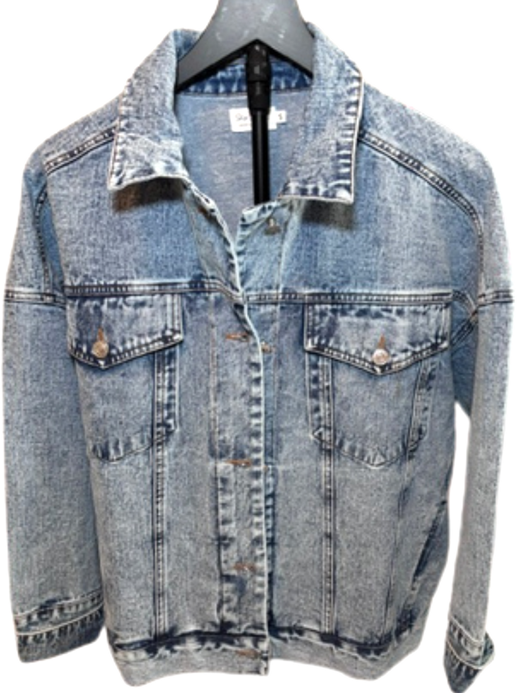 The Mint Julep Boutique Women's Jean Jacket, Adult Small