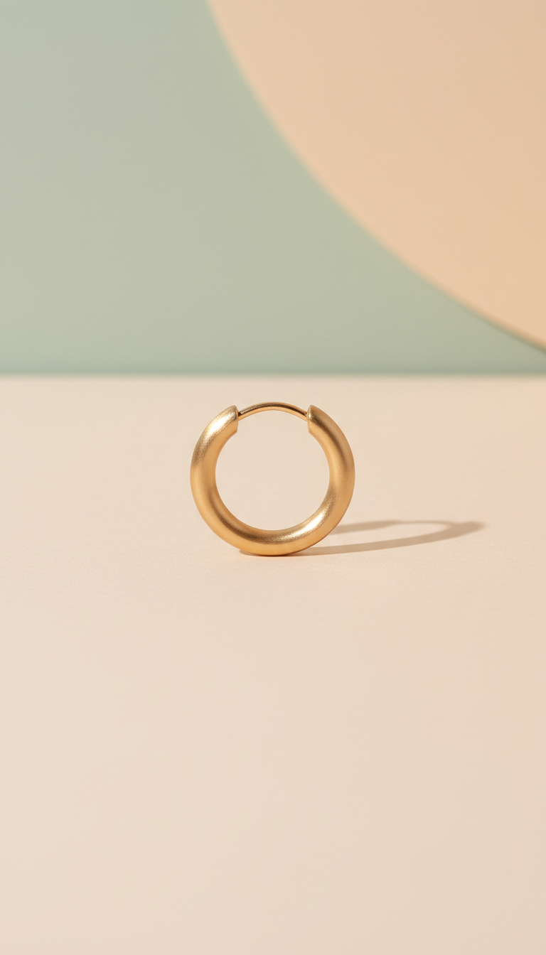 Minimalist Gold Hoop Earrings